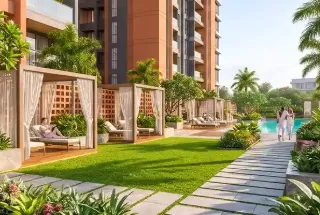 Landscaped Garden at Mayfair Aarambh